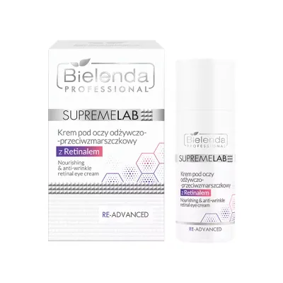 BIELENDA PROFESSIONAL SUPREMELAB RE-ADVANCED KREM POD OCZY Z RETINALEM 15ML