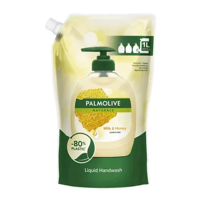 PALMOLIVE NATURALS MYDŁO W PŁYNIE DO RĄK MILK & HONEY REFILL 1000ML