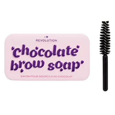 I HEART REVOLUTION CHOCOLATE BROW SOAP PRZEZROCZYSTE MYDŁO DO BRWI ZE SZCZOTECZKĄ 10G