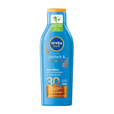 NIVEA SUN PROTECT & BRONZE BALSAM AKTYWUJĄCY OPALENIZNĘ SPF 30 200ML