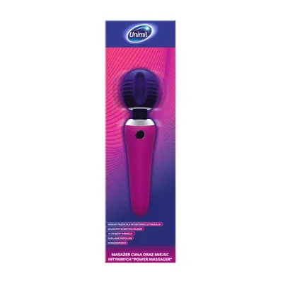 UNIMIL VIBRATING POWER MASSAGER MASAŻER DO CIAŁA I MIEJSC INTYMNYCH