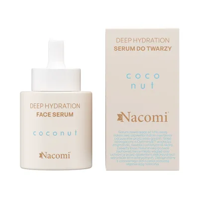 NACOMI COCONUT NAWILŻAJĄCE SERUM DO TWARZY DO SKÓRY SUCHEJ 30ML