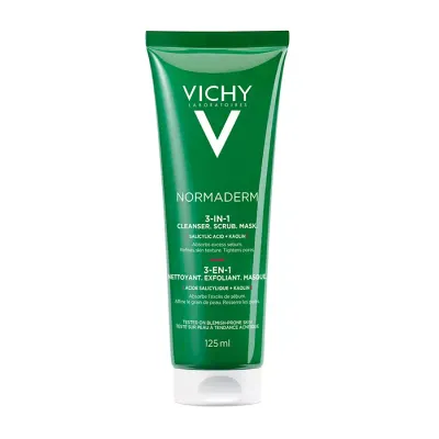 VICHY NORMADERM ŻEL PEELING MASKA DO TWARZY 125ML