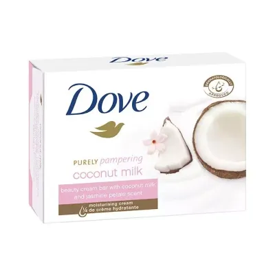 DOVE PURELY PAMPERING KREMOWE MYDŁO W KOSTCE COCONUT MILK 100G