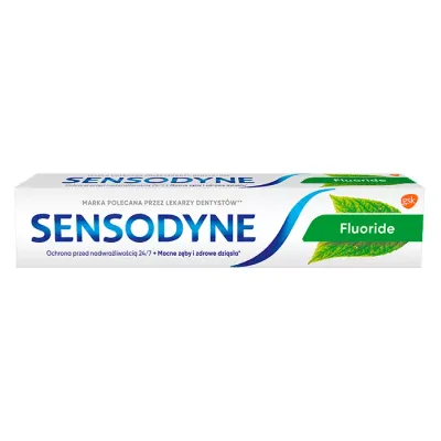 SENSODYNE FLUORIDE PASTA DO ZĘBÓW Z FLUORKIEM CHRONIĄCYM PRZED PRÓCHNICĄ 75ML