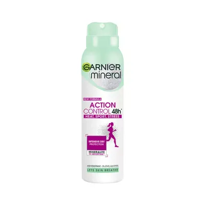 GARNIER MINERAL ACTION CONTROL 48H ANTYPERSPIRANT W SPRAYU DLA KOBIET 150ML