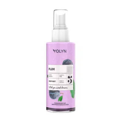 YOLYN ROZŚWIETLAJĄCA MGIEŁKA DO CIAŁA PLUM 200ML