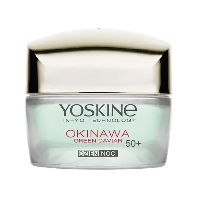 YOSKINE OKINAWA GREEN CAVIAR 50+ KREM ROZPRASOWUJĄCY ZMARSZCZKI 50ML