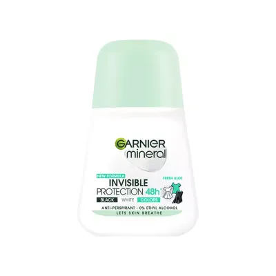 GARNIER MINERAL INVISIBLE PROTECTION 48H FRESH ALOE ANTYPERSPIRANT ROLL ON DLA KOBIET 50ML