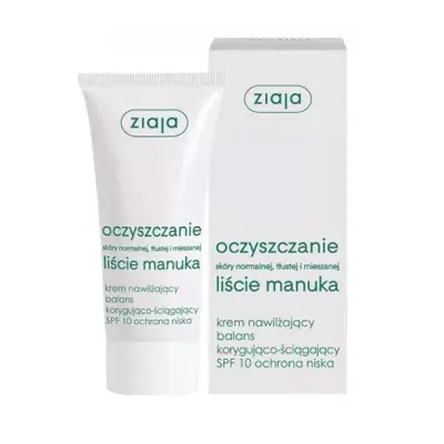 ZIAJA OCZYSZCZANIE LIŚCIE MANUKA KREM NAWILŻAJĄCY 50ML