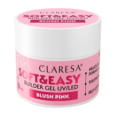 Claresa Soft & Easy żel budujący Blush Pink 90g