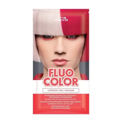 JOANNA FLUO COLOR SZAMPON KOLORYZUJĄCY RED 35G