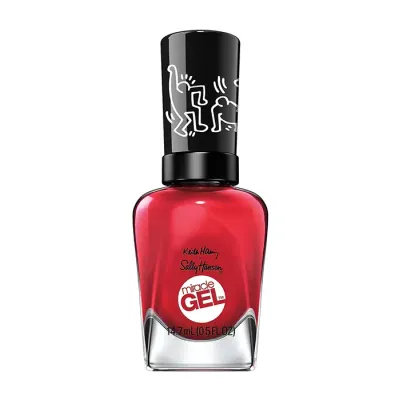 SALLY HANSEN MIRACLE GEL KEITH HARING LAKIER DO PAZNOKCI 917 RED-IANT BABY 14,7ML