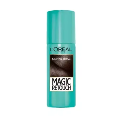 LOREAL MAGIC RETOUCH SPRAY NA ODROSTY CIEMNY BRĄZ 75ML