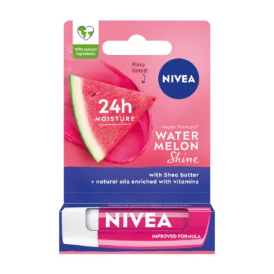 NIVEA PIELĘGNUJĄCA POMADKA DO UST WATERMELON SHINE 4,8G