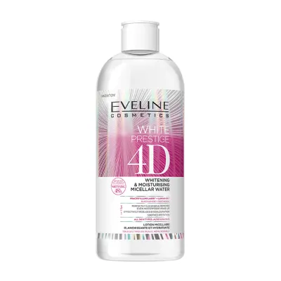 EVELINE WHITE PRESTIGE 4D WYBIELAJĄCY PŁYN MICELARNY 400ML