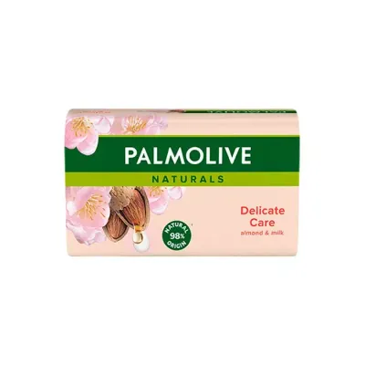 PALMOLIVE NATURALS DELICATE CARE ALMOND & MILK MYDŁO W KOSTCE DO TWARZY DŁONI I CIAŁA 90G