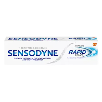 SENSODYNE RAPID RELIEF WHITENING PASTA DO ZĘBÓW ULTRASZYBKA ULGA 75 ML