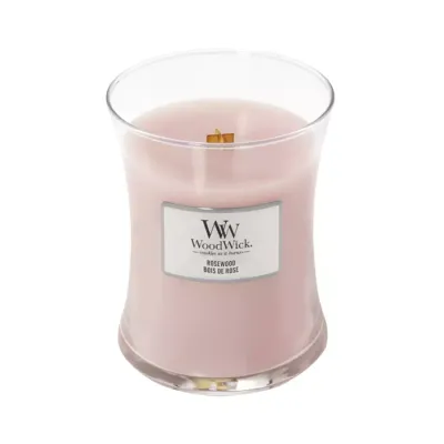 WOODWICK MEDIUM JAR CANDLE ŚWIECA ZAPACHOWA ROSEWOOD 275G