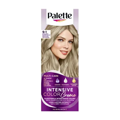 PALETTE INTENSIVE COLOR CREME FARBA DO WŁOSÓW 9-1 ULTRAJASNY CHŁODNY BLOND