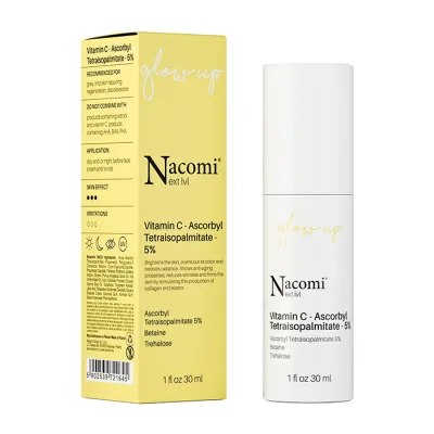 NACOMI NEXT LEVEL SERUM DO TWARZY WITAMINA C ASCORBYL TETRAISOPALMITATE 5% 30ML