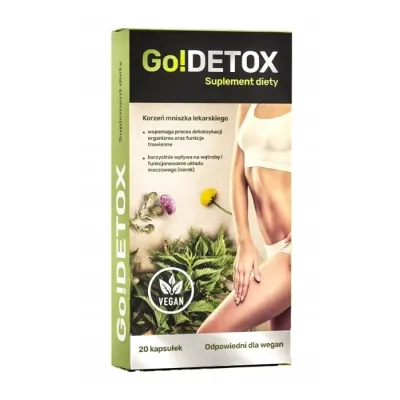 NOBLE HEALTH GO!DETOX SUPLEMENT DIETY 20 KAPSUŁEK