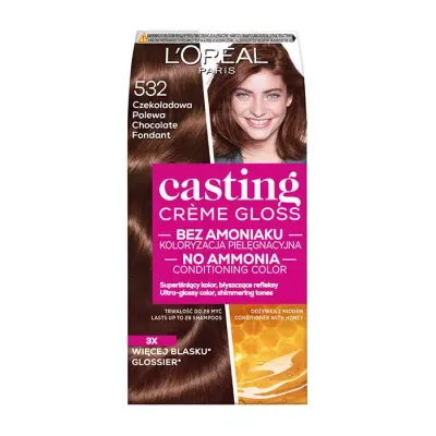 LOREAL CASTING CREME GLOSS FARBA DO WŁOSÓW 535 CZEKOLADA