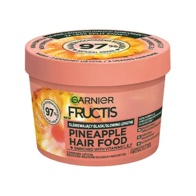 GARNIER FRUCTIS HAIR FOOD PINEAPPLE MASKA DO WŁOSÓW DŁUGICH I MATOWYCH 400ML