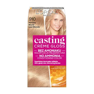 LOREAL CASTING CREME GLOSS FARBA DO WŁOSÓW 910 CUKIERKOWY BLOND