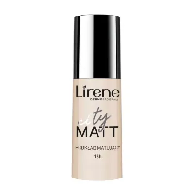 LIRENE CITY MATT FLUID MATUJĄCO-WYGŁADZAJĄCY 203 JASNY 30ML