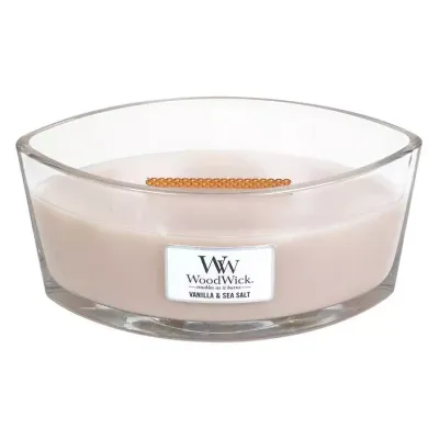 WOODWICK ELLIPSE CANDLE ŚWIECA ZAPACHOWA VANILLA & SEA SALT 453,6G