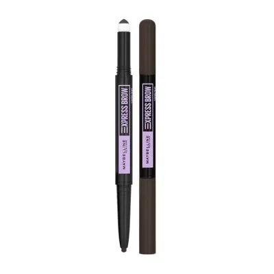 MAYBELLINE EXPRESS BROW SATIN DUO DWUSTRONNA KREDKA DO BRWI BLACK BROWN