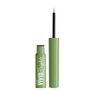 NYX PROFESSIONAL MAKEUP VIVID BRIGHTS EYELINER W PŁYNIE 02 GHOSTED GREEN 2ML