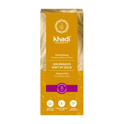 KHADI NATURAL HAIR COLOR HENNA DO FARBOWANIA WŁOSÓW HINT OF GOLD