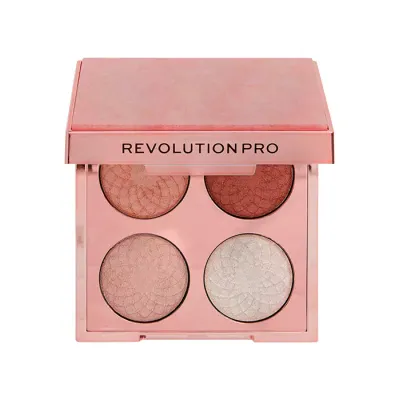 REVOLUTION PRO ETERNAL ROSE EYE QUAD PALETA CIENI DO POWIEK VELVET HAZE 3,2G