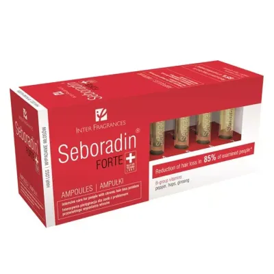 SEBORADIN PRZECIW WYPADANIU WŁOSÓW AMPUŁKI FORTE 77 ML (14 X 5,5 ML)