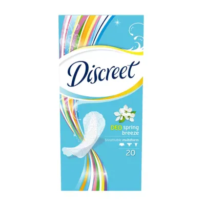 DISCREET DEO SPRING BREEZE MULTIFORM WKŁADKI HIGIENICZNE 20 SZTUK