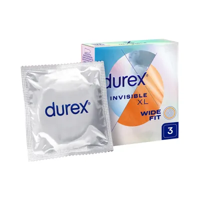 DUREX INVISIBLE XL PREZERWATYWY 3 SZTUKI