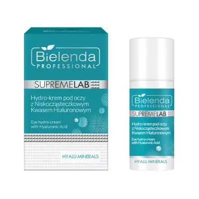 BIELENDA PROFESSIONAL SUPREMELAB HYALU MINERALS HYDRO-KREM POD OCZY 15ML