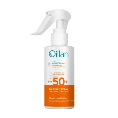 OILLAN SPRAY OCHRONNY DO TWARZY I CIAŁA SPF50+ 125ML