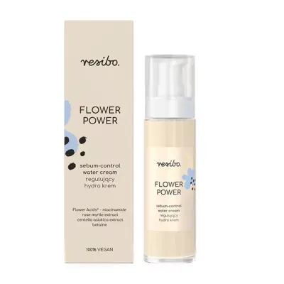 RESIBO FLOWER POWER REGULUJĄCY HYDRO KREM DO TWARZY 50ML