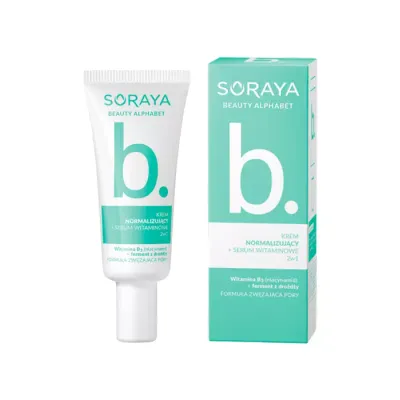 SORAYA BEAUTY ALPHABET B. KREM NORMALIZUJĄCY DO TWARZY 2W1 30ML