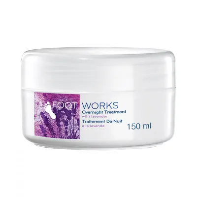 AVON FOOT WORKS LAWENDOWA INTENSYWNIE NAWILŻAJĄCA KURACJA DO STÓP NA NOC 150ML