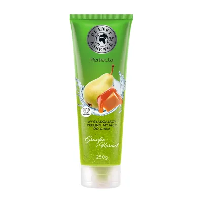 Perfecta Planet Essence wygładzający peeling myjący do ciała Gruszka i Karmel 250g