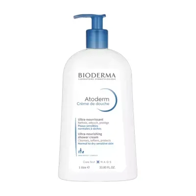 BIODERMA ATODERM CREME DE DOUCHE ŻEL DO MYCIA TWARZY I CIAŁA 1L