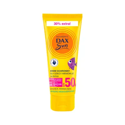 DAX SUN KREM OCHRONNY DLA DZIECI I NIEMOWLĄT NA SŁOŃCE SPF 50+ 75ML