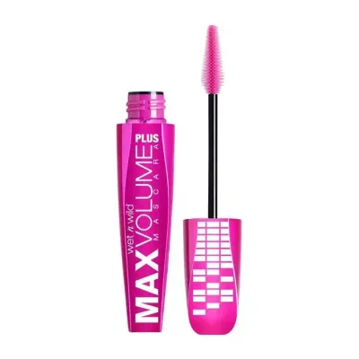 WET N WILD MAX VOLUME PLUS TUSZ DO RZĘS AMP'D BLACK 8ML