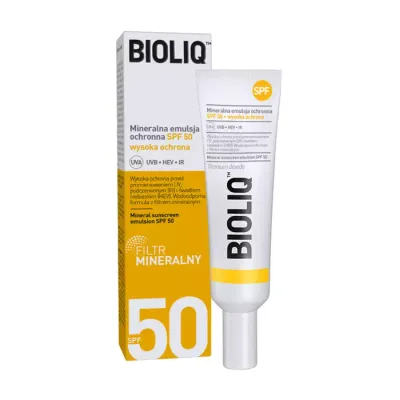 BIOLIQ MINERALNA EMULSJA OCHRONNA SPF 50 WODOODPORNA 30ML