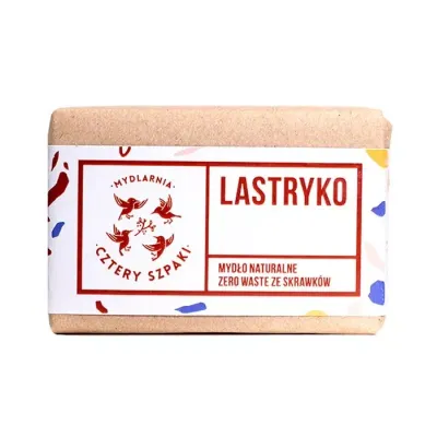 MYDLARNIA CZTERY SZPAKI MYDŁO NATURALNE ZERO WASTE ZE SKRAWKÓW LASTRYKO 110G