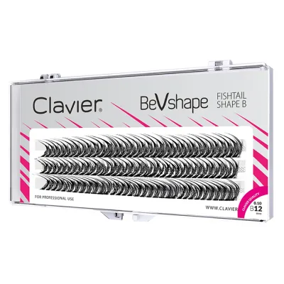 CLAVIER BEVSHAPE KĘPKI SZTUCZNYCH RZĘS B 12MM